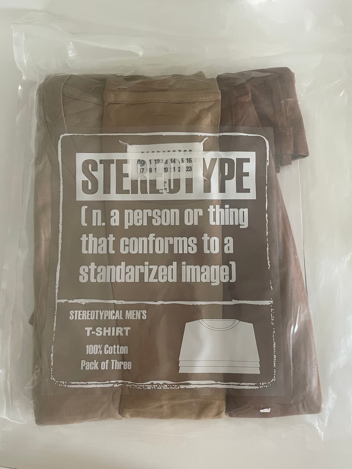 마르지엘라 스테레오타입 티셔츠팩 3pcs / xs 상품이미지1