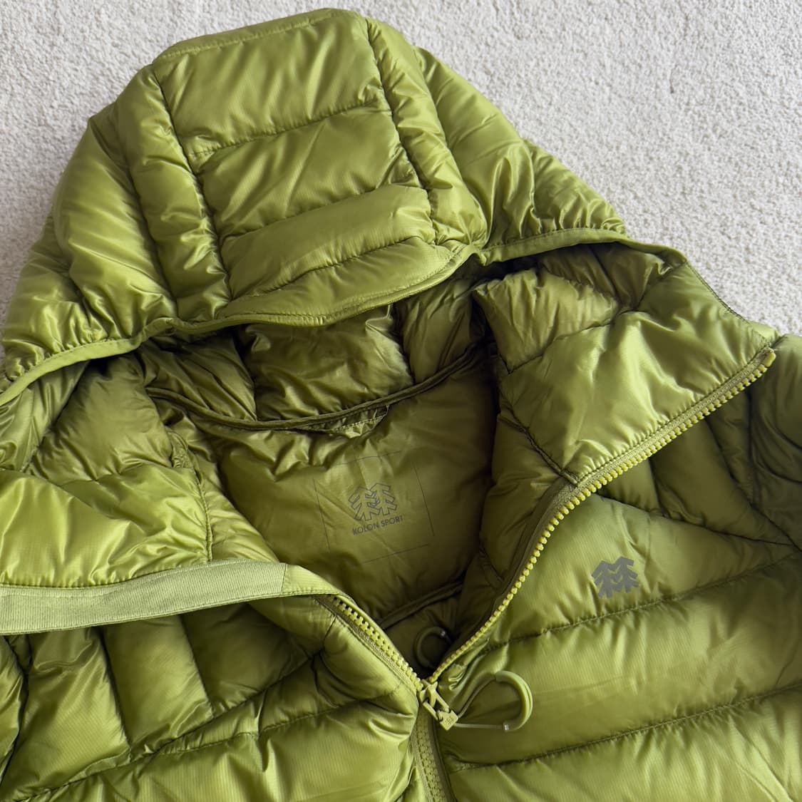 코오롱스포츠 남성 BPL 미드 후드 다운 패딩 상품이미지2