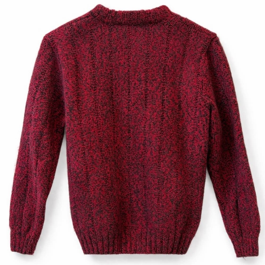 [Vintage] 버건디 믹스 보틀넥 니트 상품이미지2