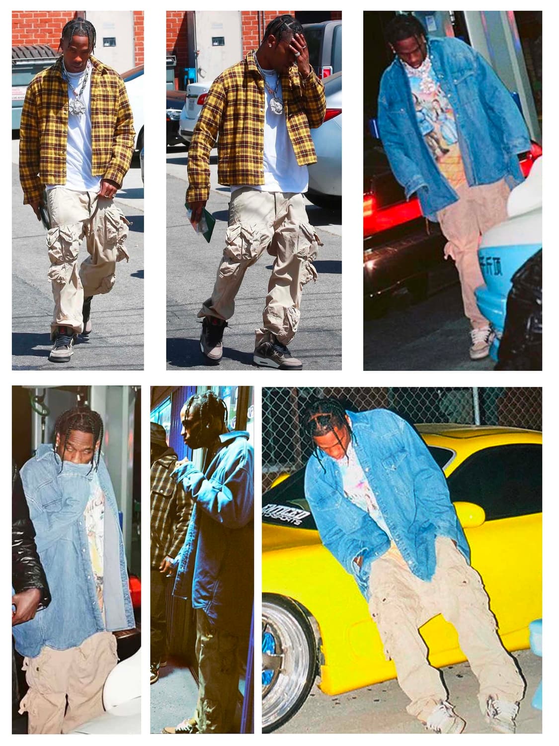 90's 폴로 랄프로렌 트래비스 스캇 유틸리티 네이비 탄창 카고팬츠 상품이미지4