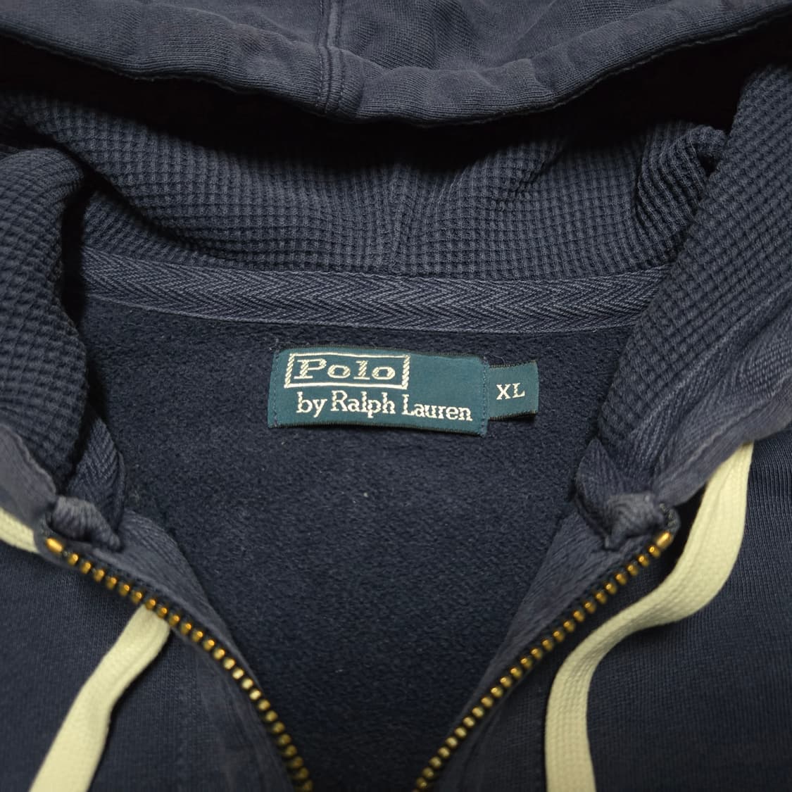 XL 폴로랄프로렌 써멀 후드 집업 네이비 상품이미지3