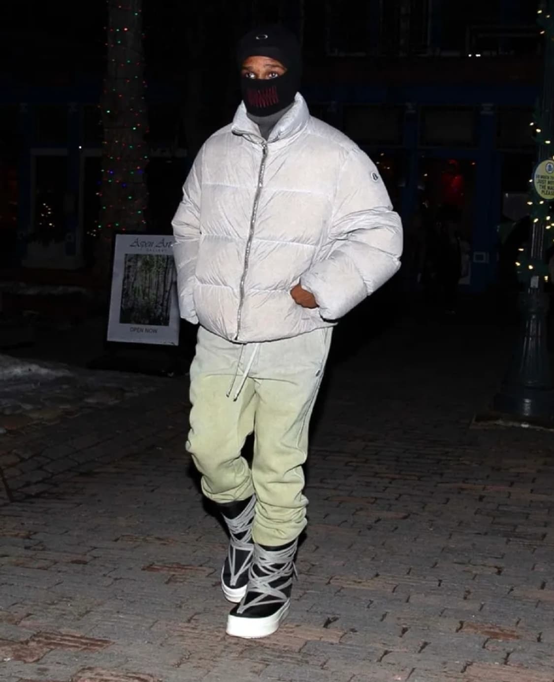 [0] 릭오웬스 x 몽클레어 사이클로픽 다운 타우페 그린 상품이미지1