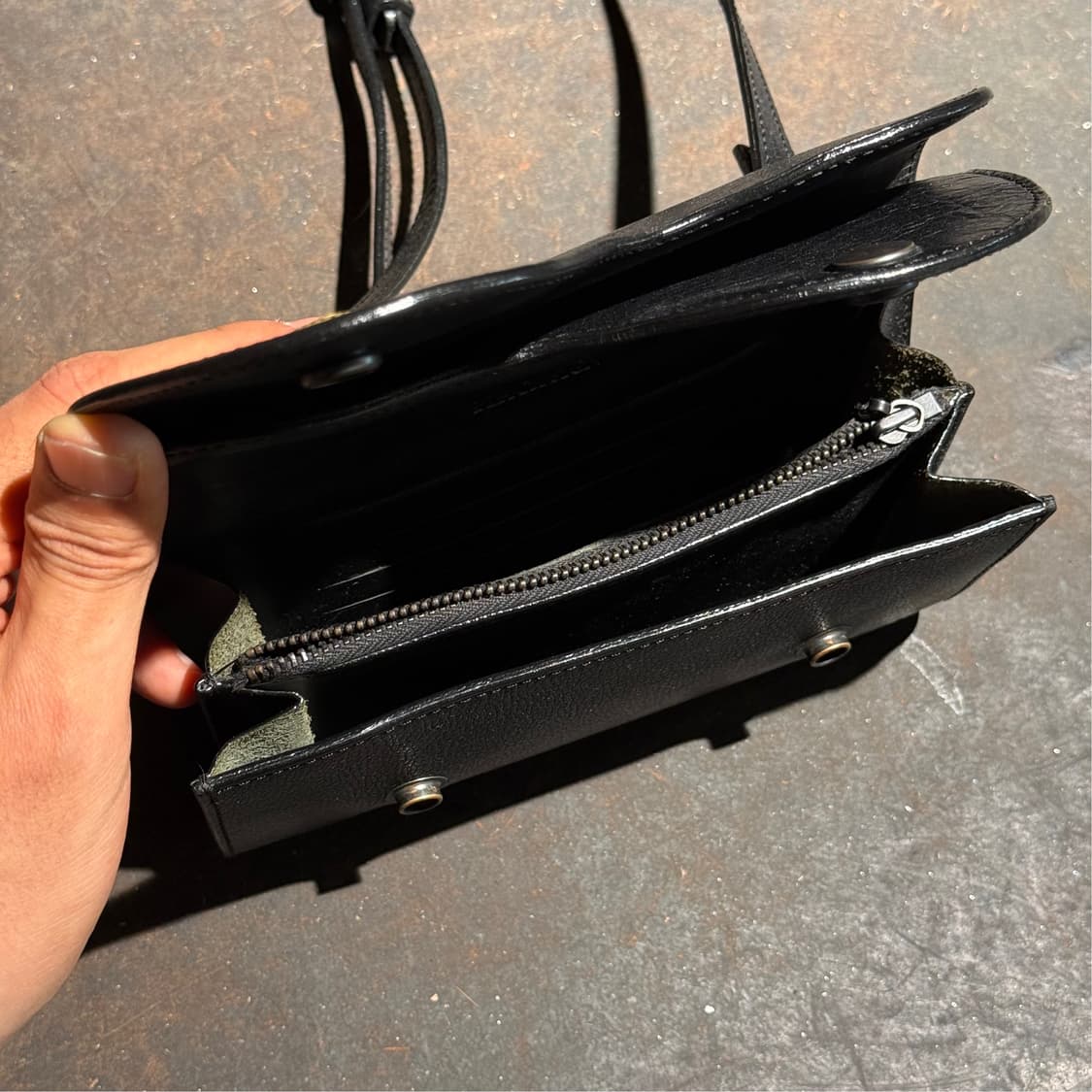 Blacksign double flap passport bag 상품이미지6