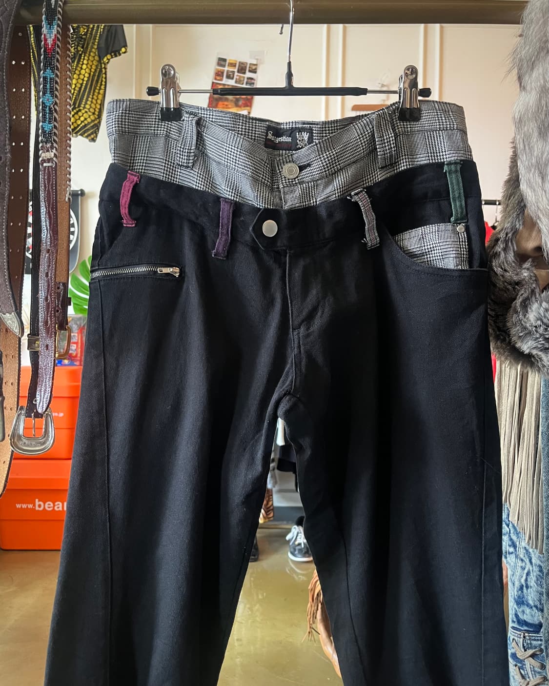 SUGGESTION Double Waist Layered Pants 상품이미지4