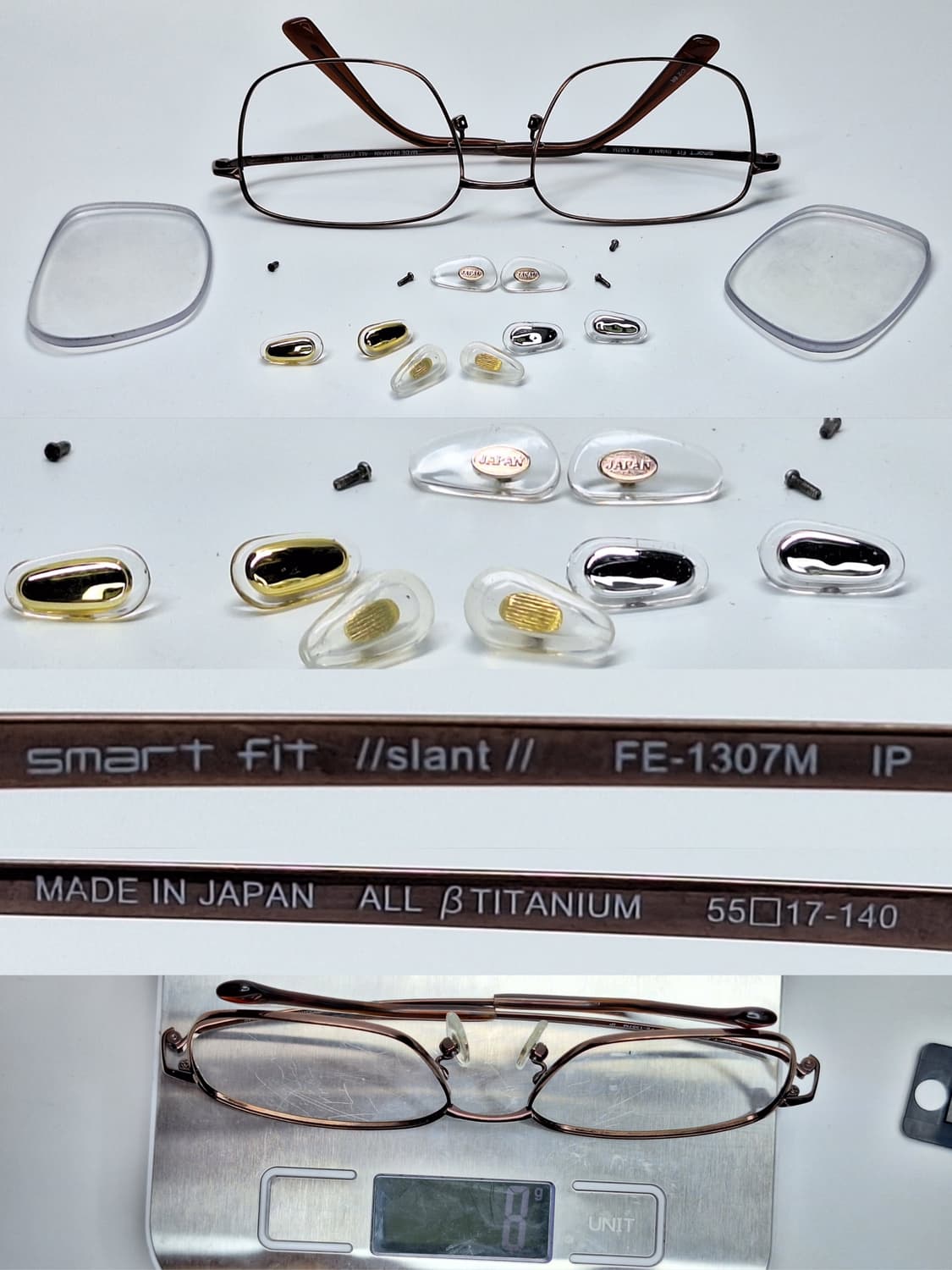 Smart Fit FE-1307M 베타 티타늄 이온도금 안경테 비즈니스  상품이미지5