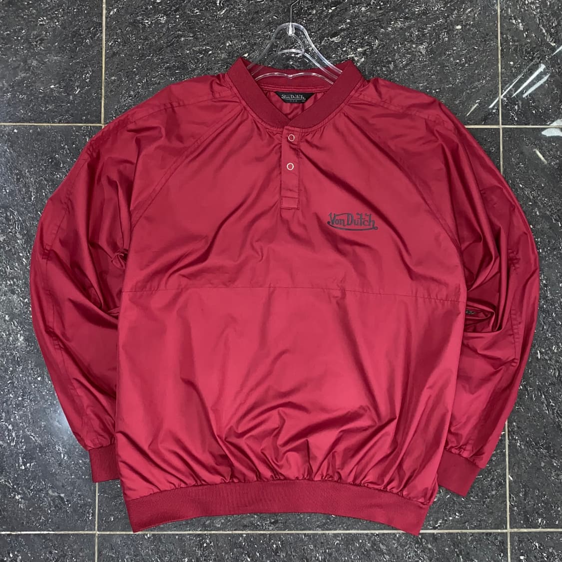 본더치 올드스쿨 버건디 웜업 상품이미지2