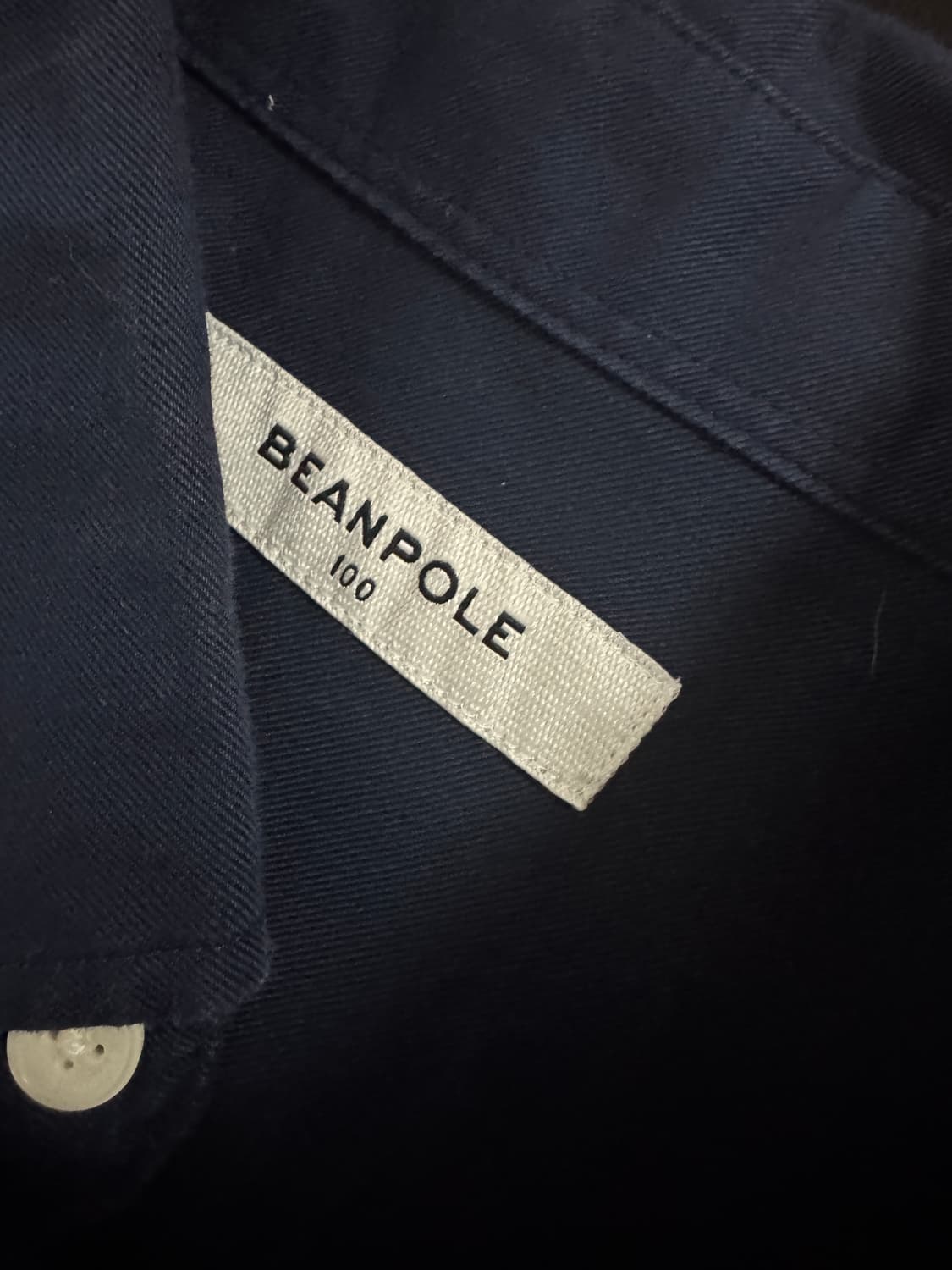 빈폴 beanpole 네이비 스트라이프 긴팔 셔츠 L 상품이미지3