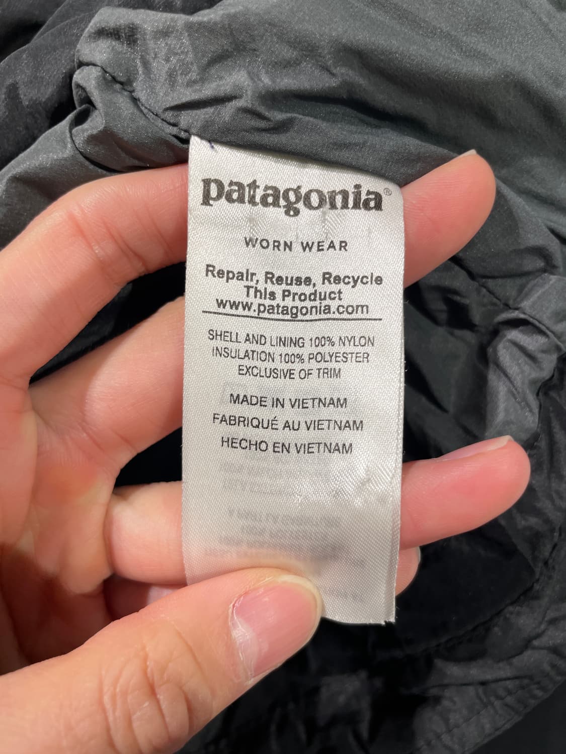 파타고니아 맨즈 블랙 하이퍼 퍼프 자켓 상품이미지8