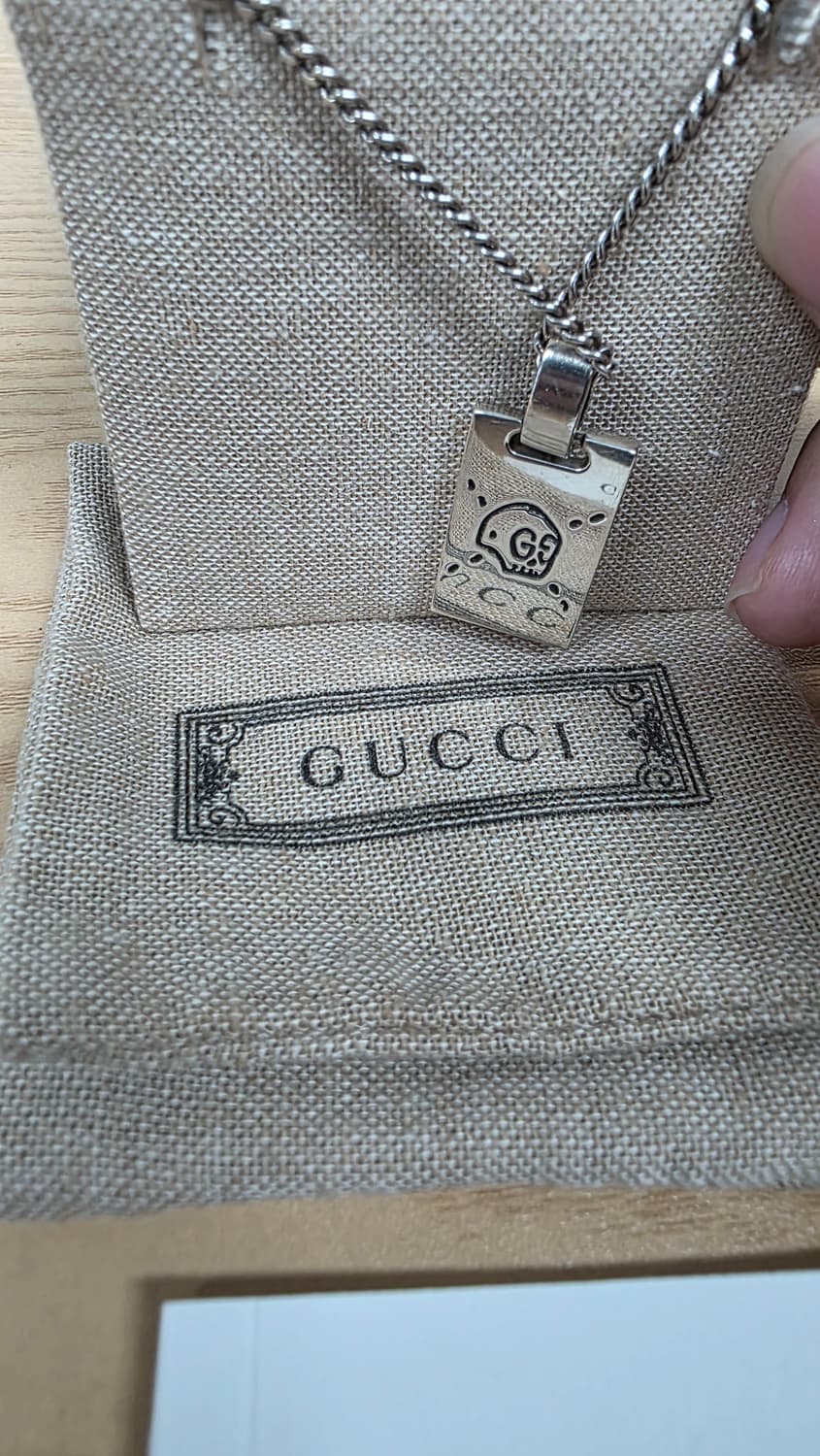 [세척완료,풀구성]구찌 고스트 목걸이 상품이미지2