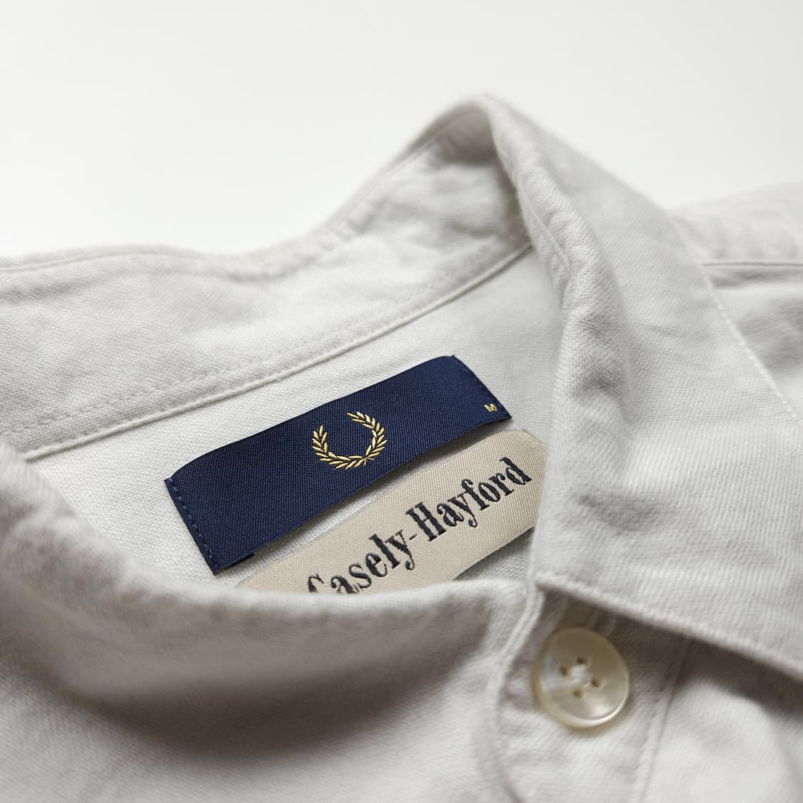 프레드페리 케이즐리 헤이포드 옥스포드 셔츠 화이트 (M) 상품이미지5