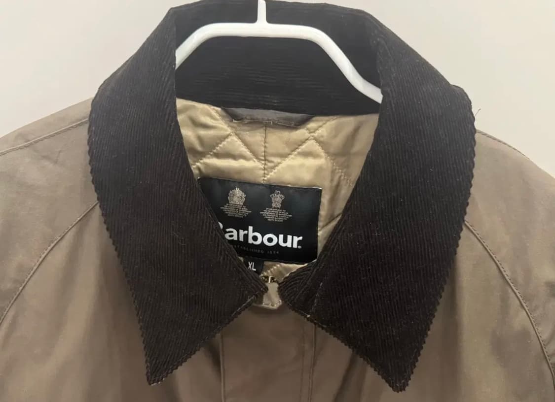 바버 프레이저 왁스 자켓 XL 상품이미지2