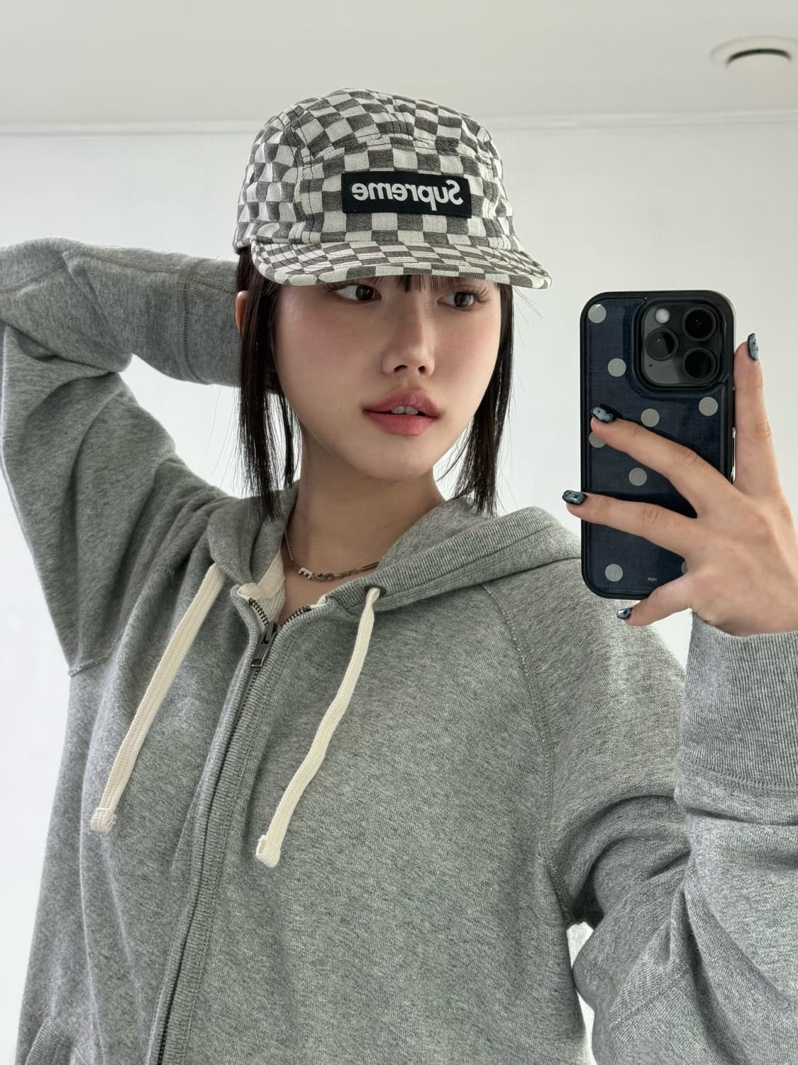 슈프림 체커보드 캡 상품이미지1