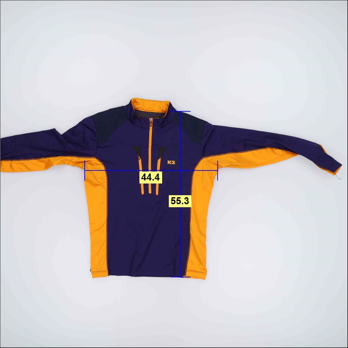 90 케이투 등산 반집업 긴팔 티셔츠 0227M 상품이미지5