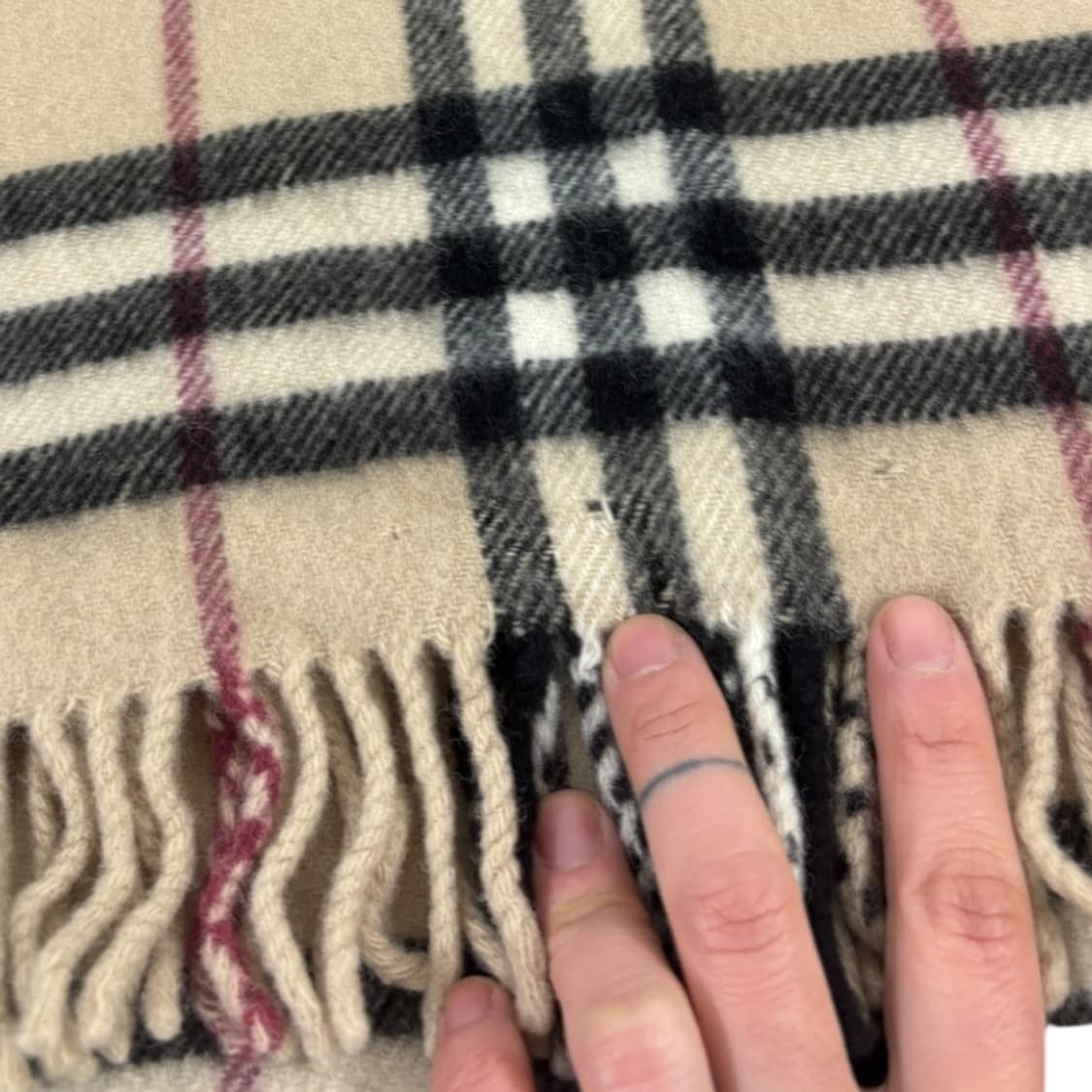 정품) 버버리 숄 머플러 상품이미지5