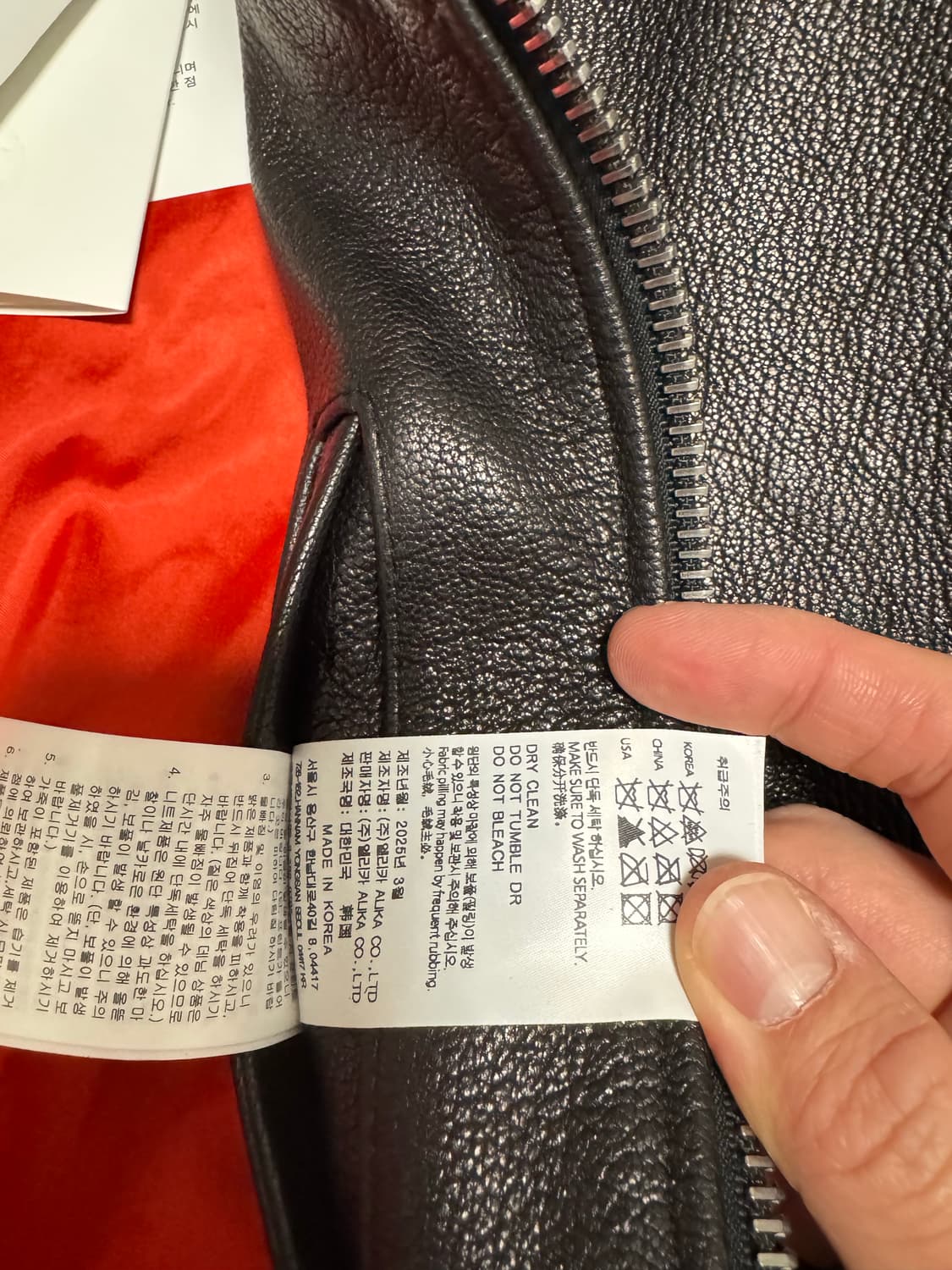 [S] 렉토 벤 고트 레더자켓 초판 상품이미지10