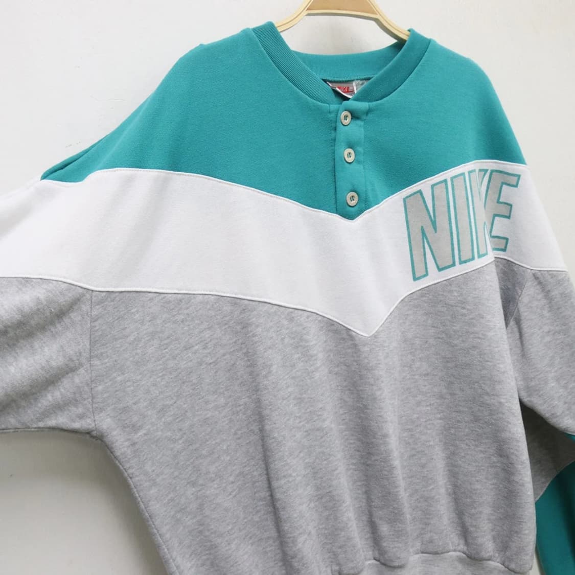 90'S 나이키 컬러 블록 맨투맨 63930 상품이미지8