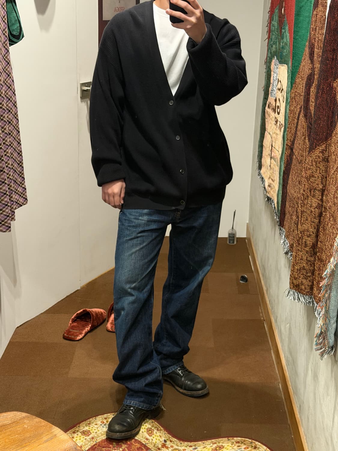 그라페이퍼 가디건 상품이미지1