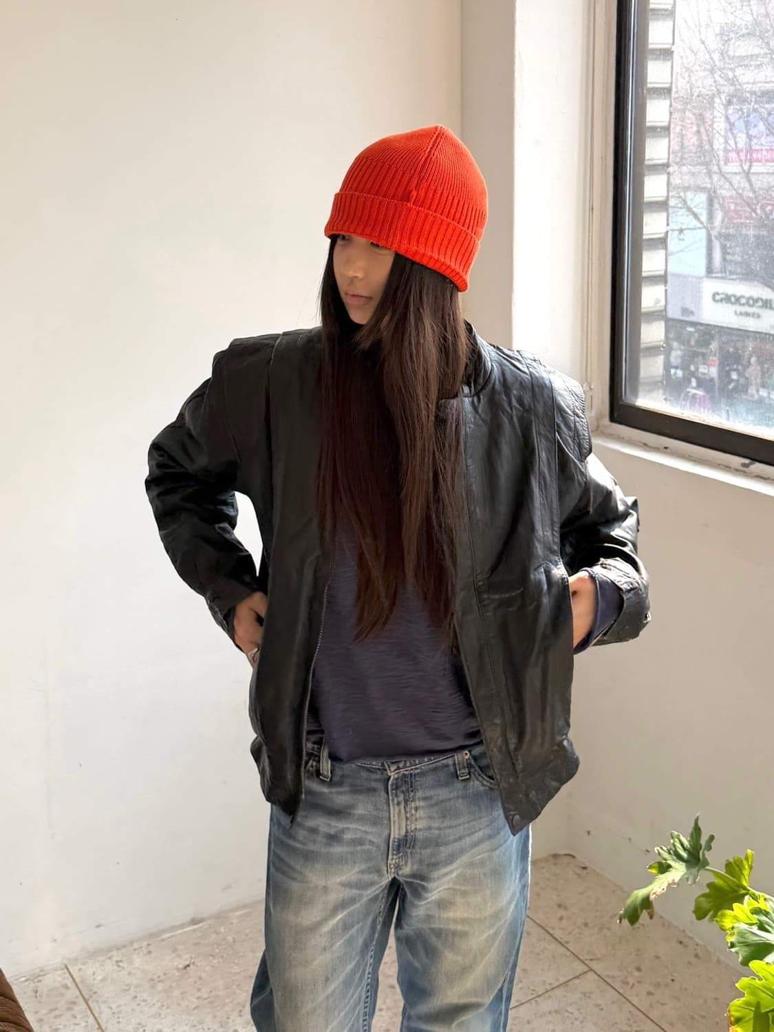 리얼레더 양가죽 블루종 자켓 상품이미지3