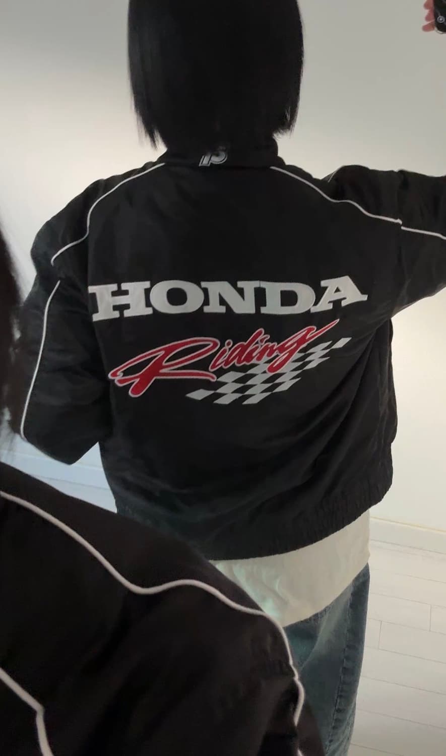 플리마켓🔥 혼다 레이싱 블루종 블랙 상품이미지1