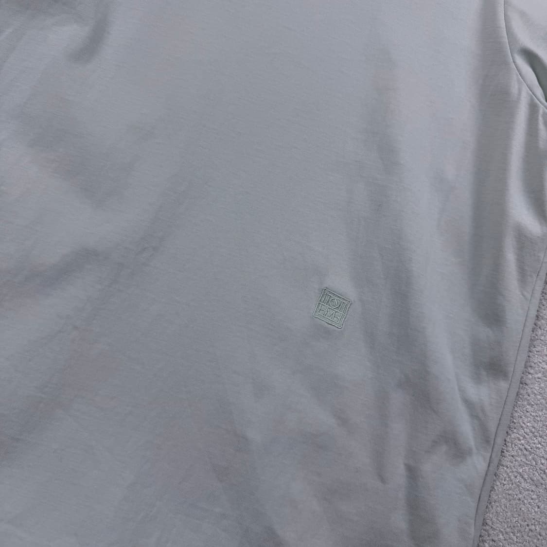 토템 블루 커브드 심 반팔 티셔츠 상품이미지5