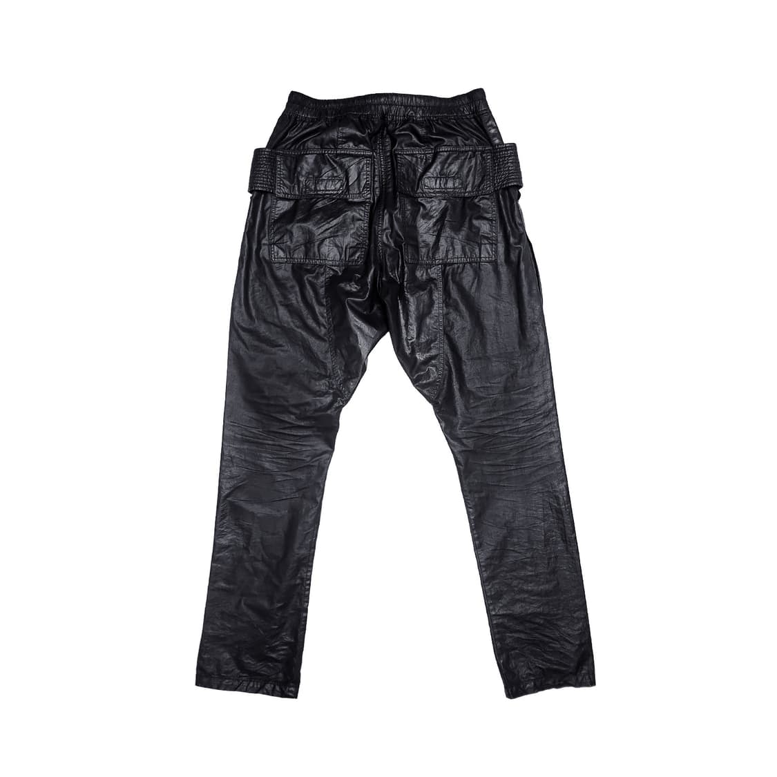 릭오웬스 - 13SS DRKSHDW 크리치 코팅 카고 팬츠 - 블랙 -  상품이미지2