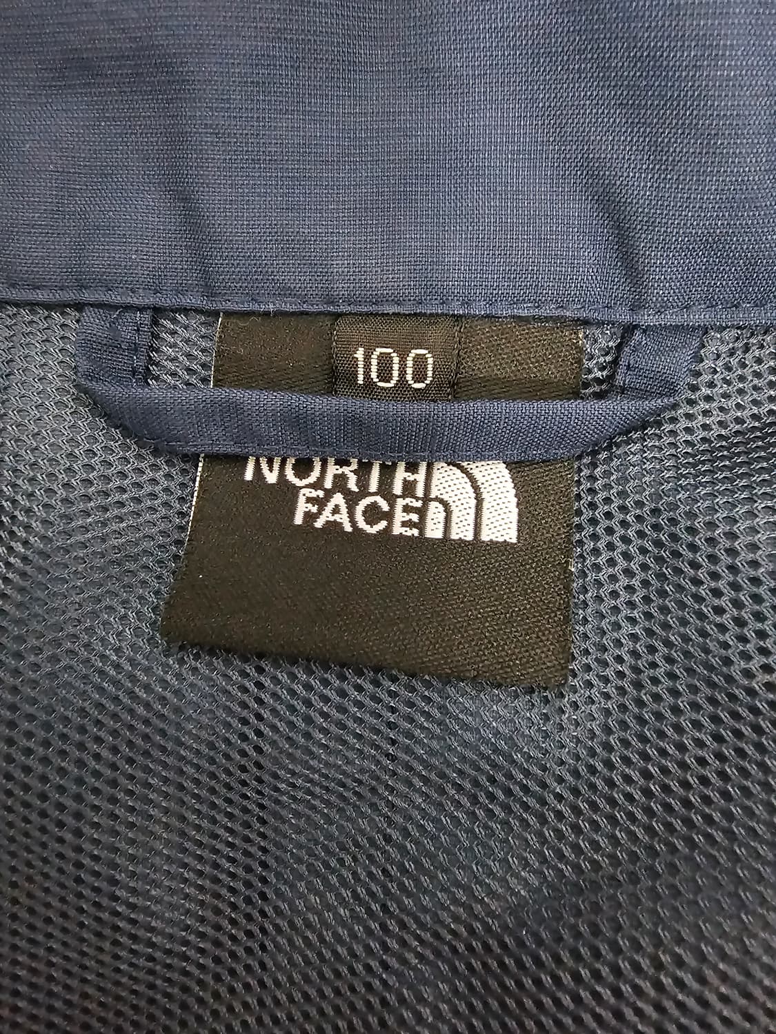 노스페이스 네이비 바람막이 후드 자켓 100 상품이미지3