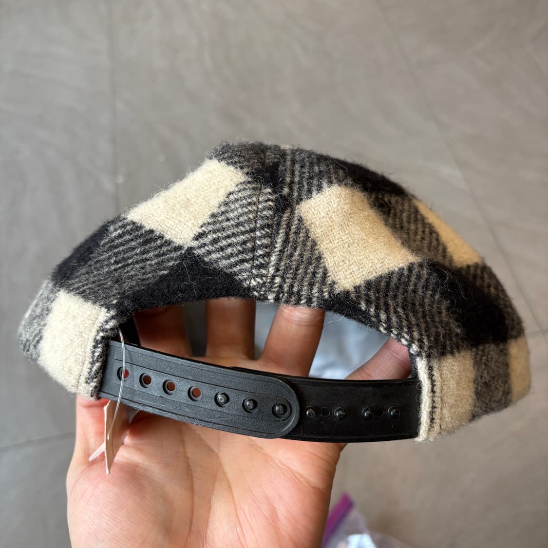 슈프림 정품 울 체크 버팔로 플래드 캡 상품이미지3