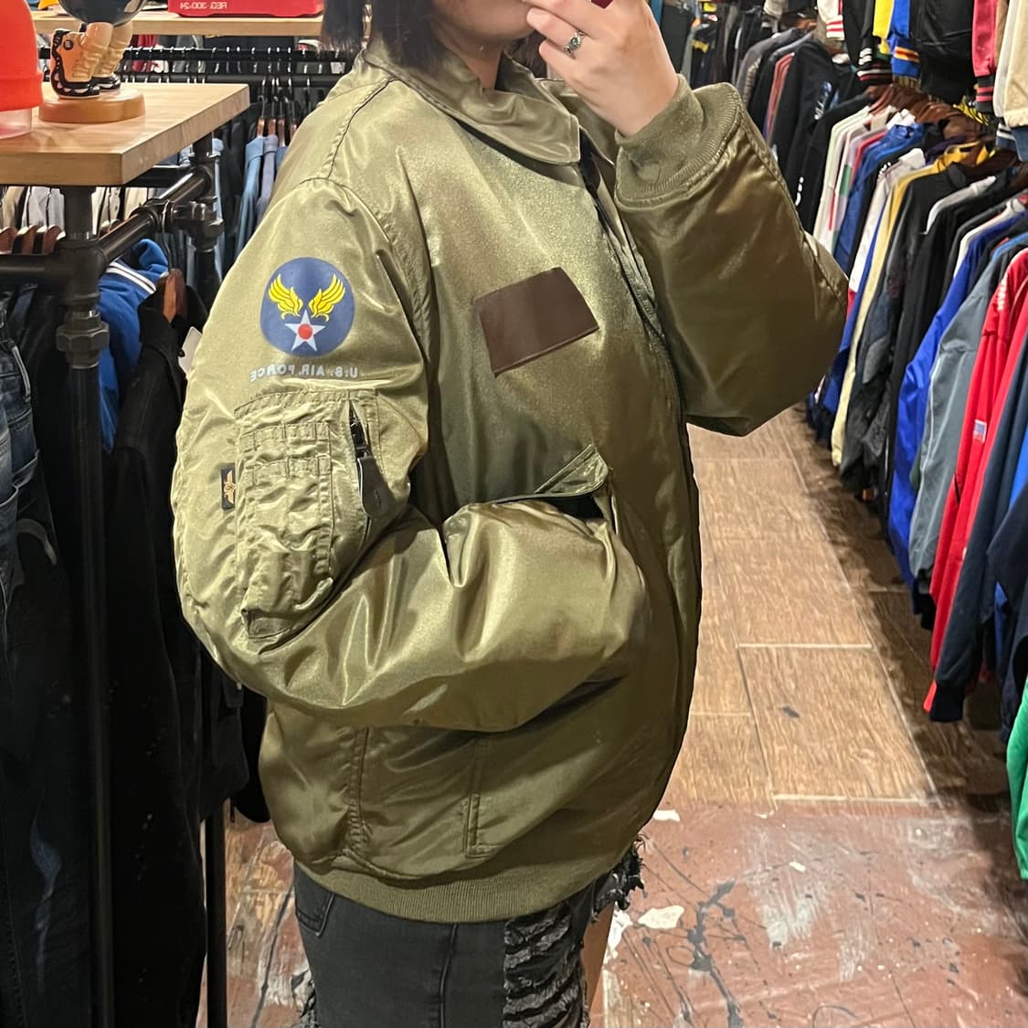 [HI] 펜타곤 봄버 자켓 상품이미지3