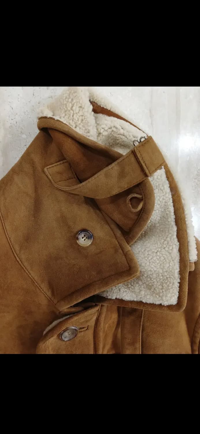 YSL rive gauche SHEARLING FUR COAT 상품이미지5