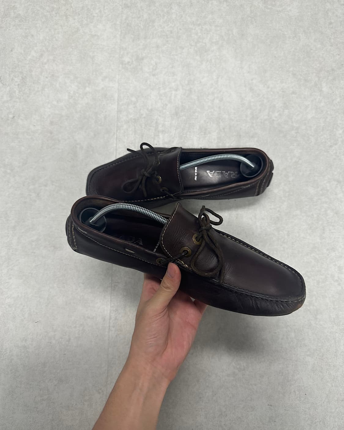 Prada leather driving shoes 상품이미지1