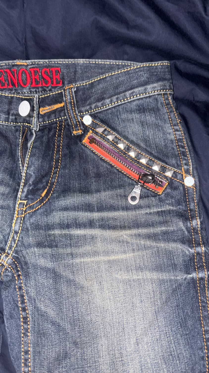 ”Genoese“ 워싱 스터드 데님 상품이미지4