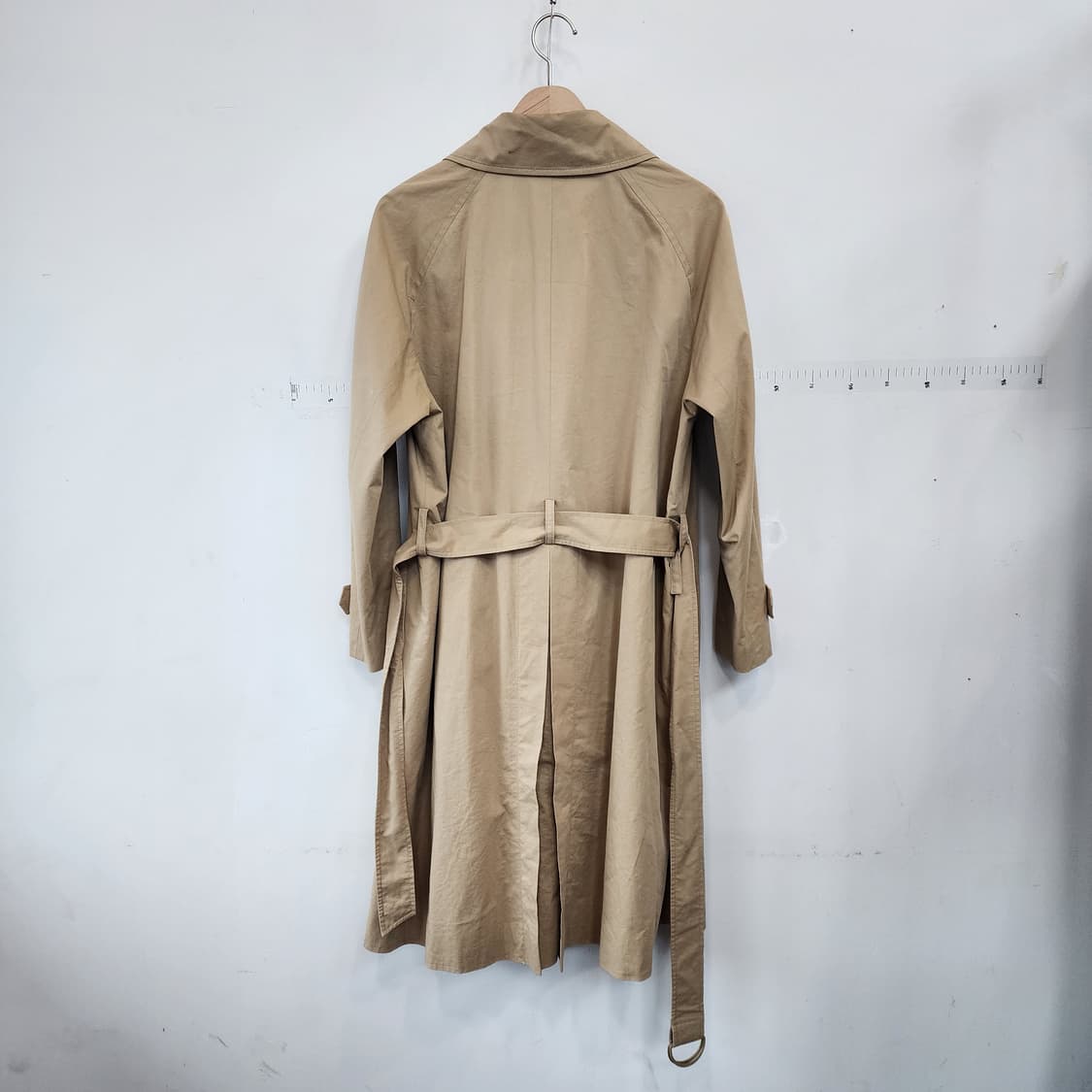 톰보이 베이지 트렌치 코트 더블 버튼 상품이미지6