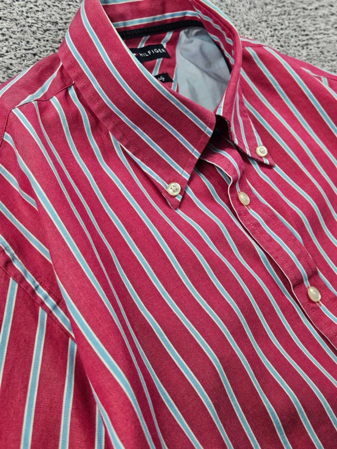 타미힐피거 크롭 커스텀 스트라이프 셔츠 ( M추정 ) / 11663 상품이미지8