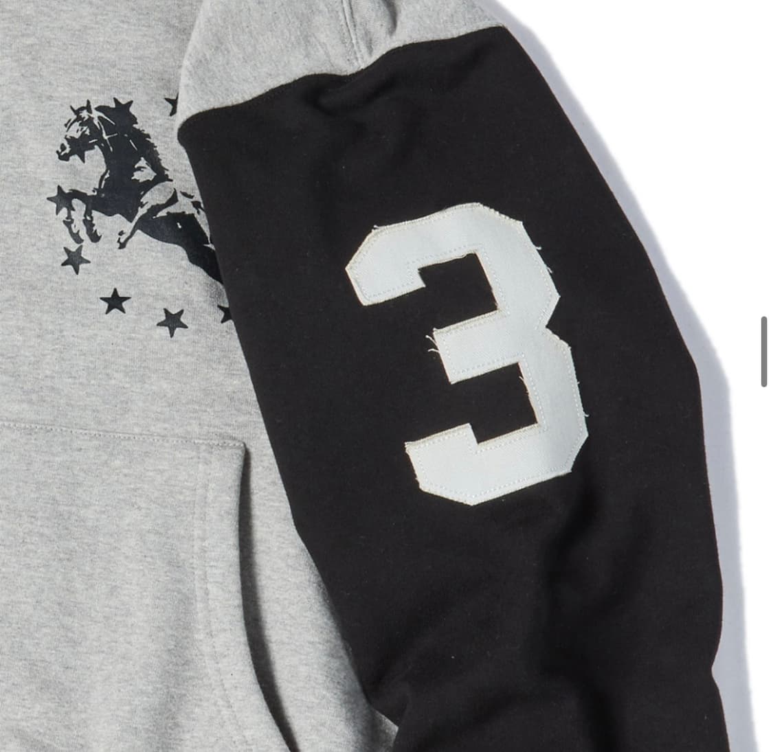 새상품) 언타이틀 바시티 후드집업 L 상품이미지3