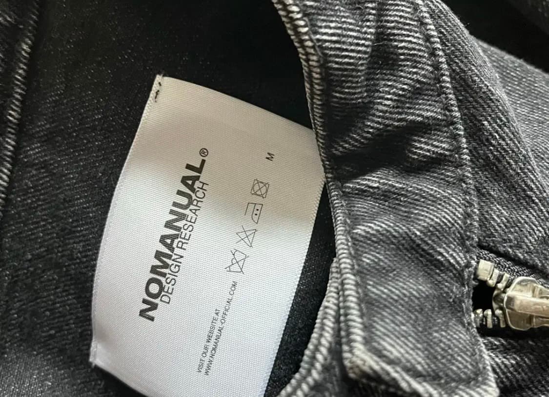 노매뉴얼 데님 라이더자켓 상품이미지4