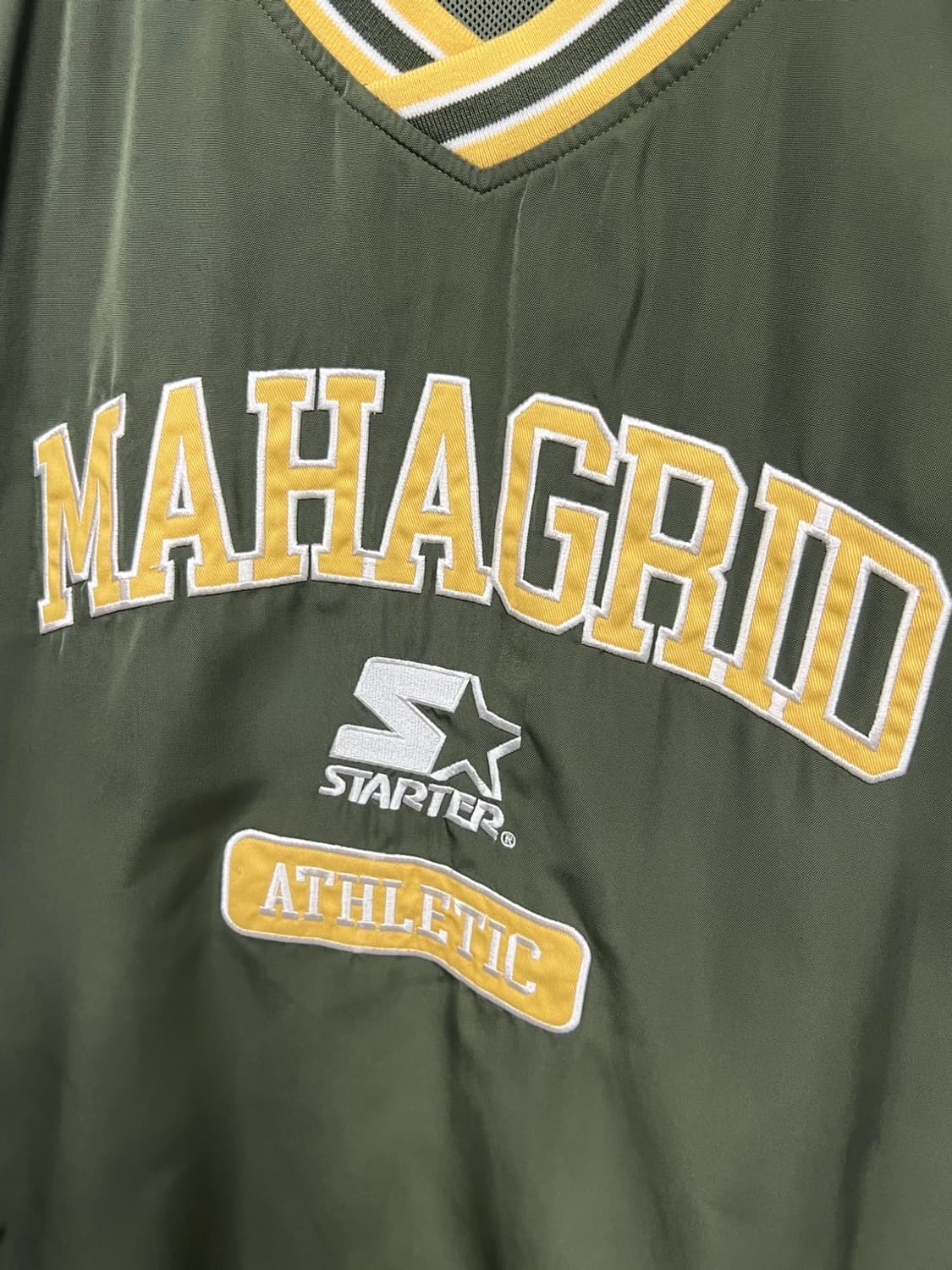 마하그리드 스타터 빅로고 베스킷볼 웜업 조끼 상품이미지3