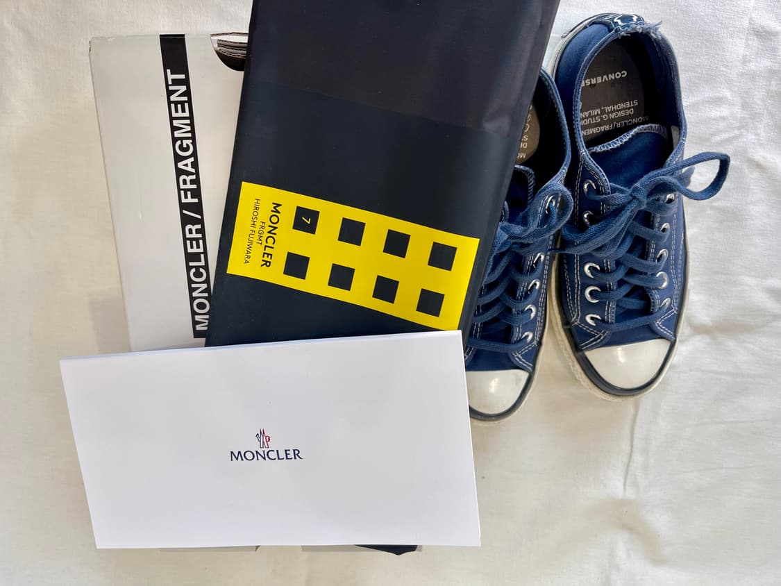 [235]컨버스x프라그먼트x몽클레어 척70 네이비 상품이미지6