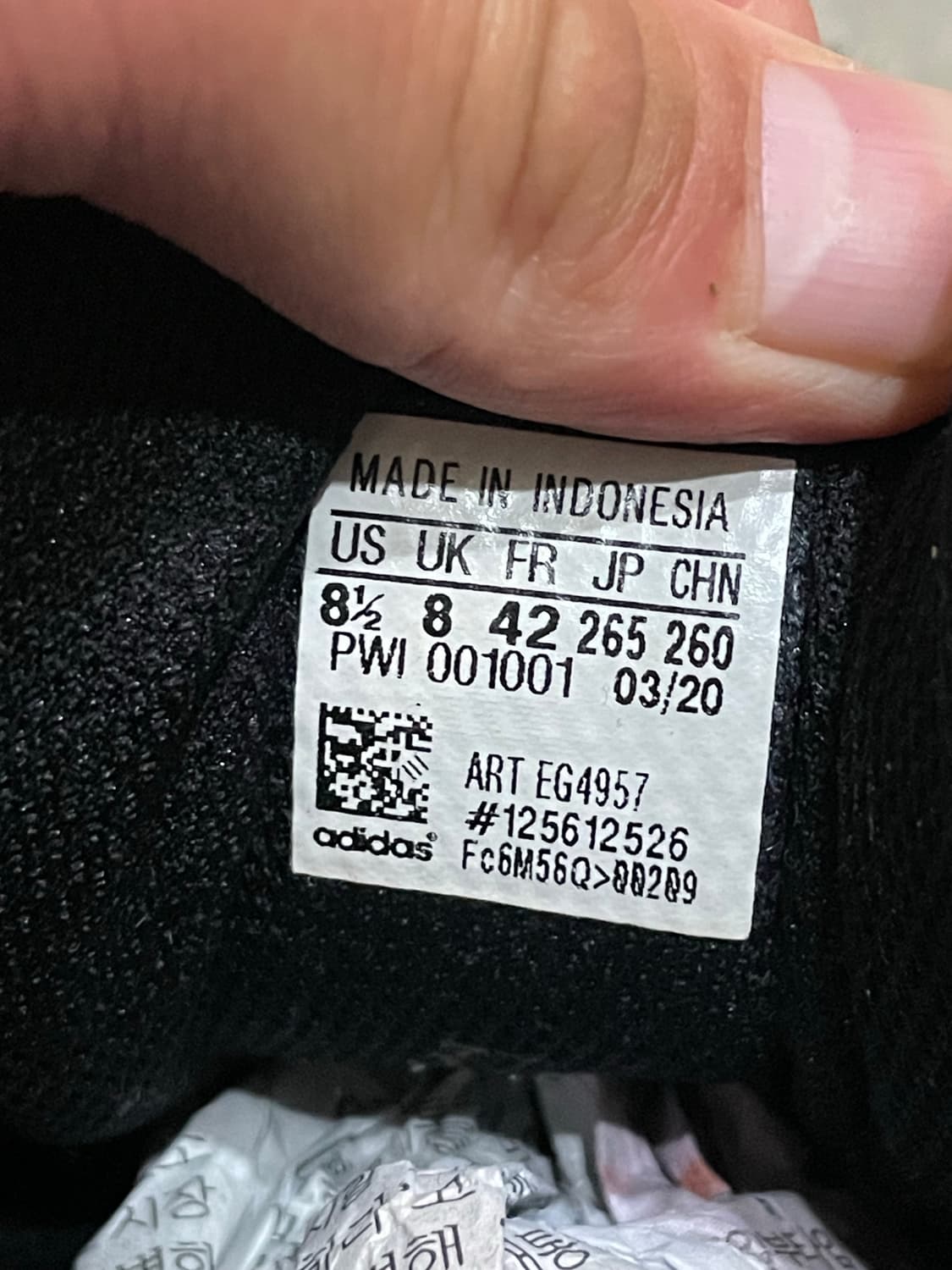 아디다스 슈퍼스타 트리플 블랙 265 상품이미지9