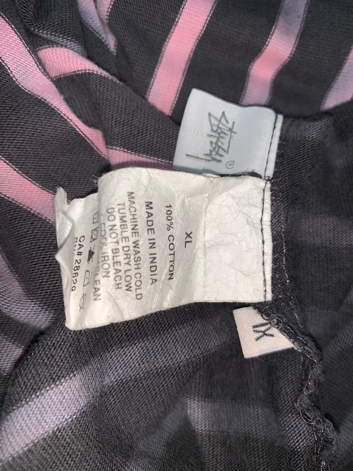 [XL]스투시 블리치드 스트라이프 롱슬리브 상품이미지4