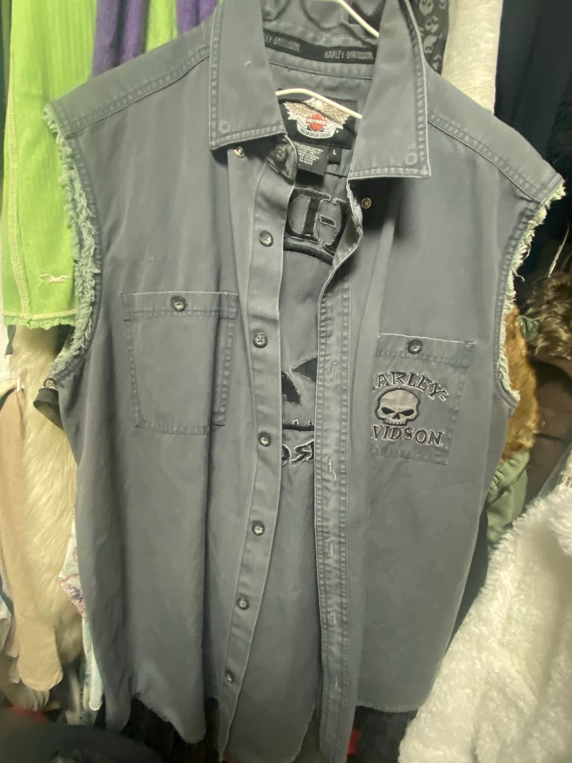 할리데이비슨 셔츠 조끼 상품이미지2