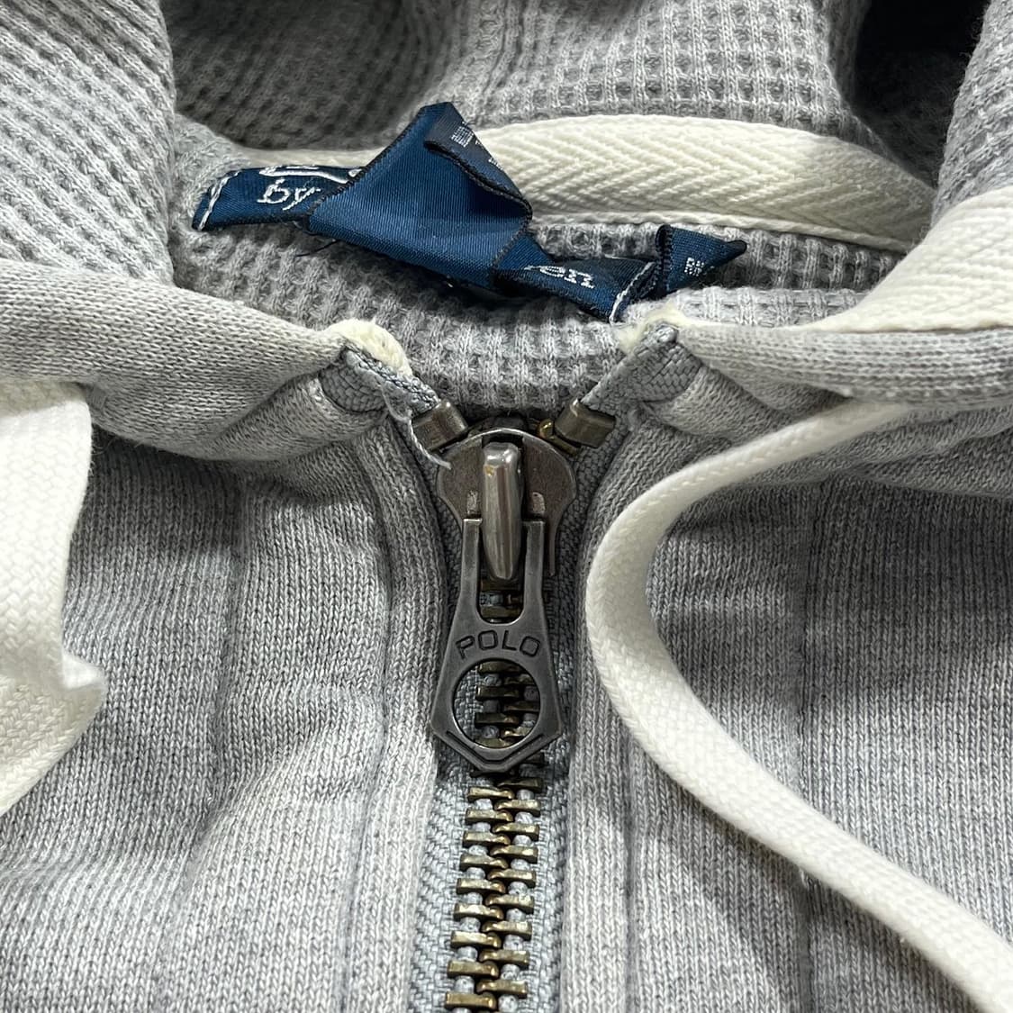 폴로 랄프로렌 오버핏 미니멀 써멀 투웨이 후드집업 상품이미지5