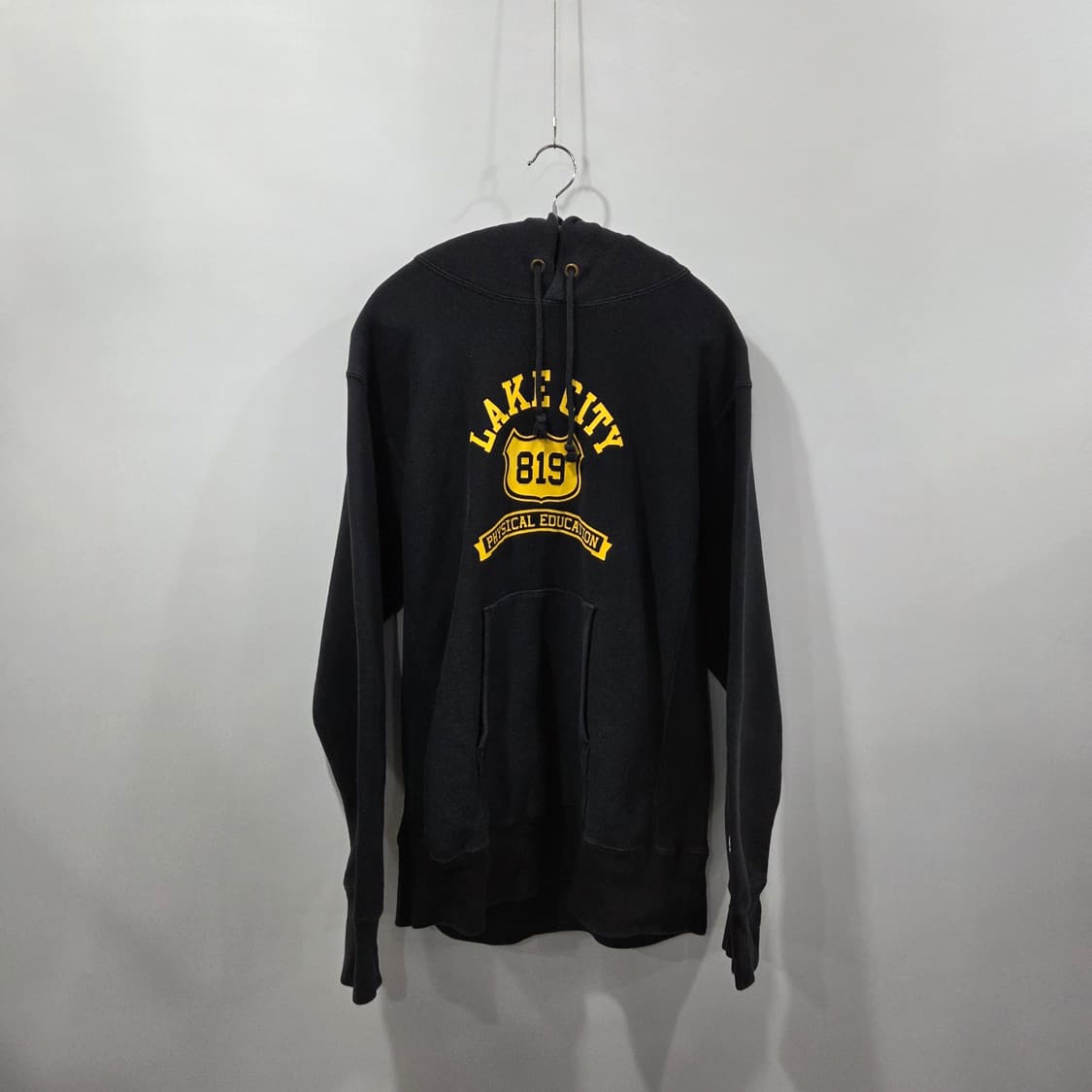 챔피온 블루택 리버스위브 프린팅 기모 후드티 XL  상품이미지1