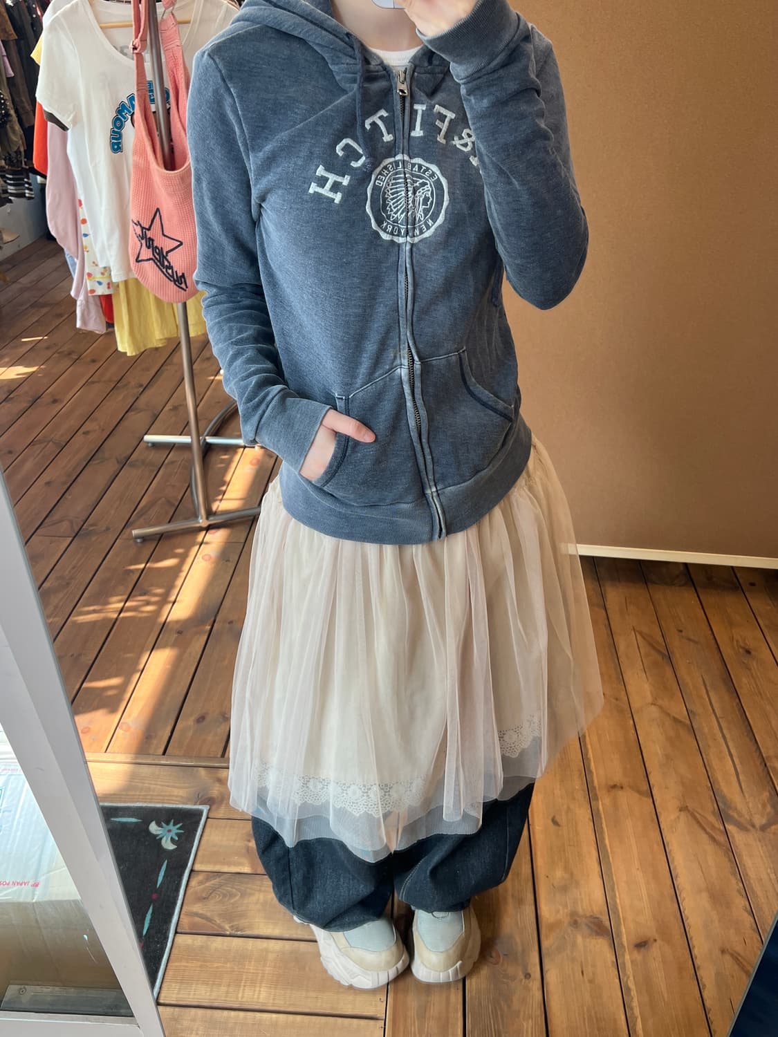 아베크롬비 네이비 후드집업 상품이미지4