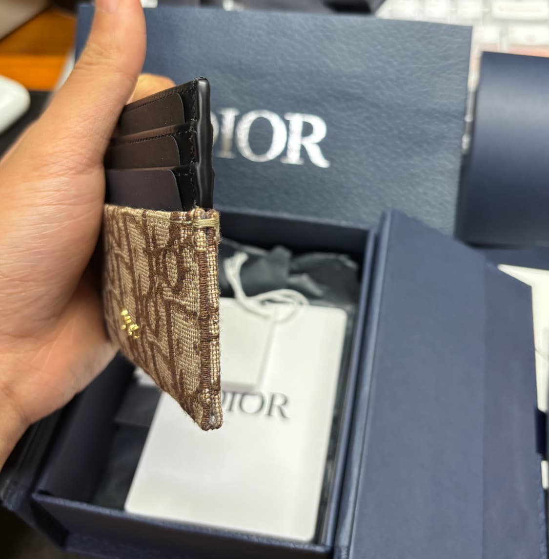 디올 오블리크 신상 카드지갑 상품이미지4