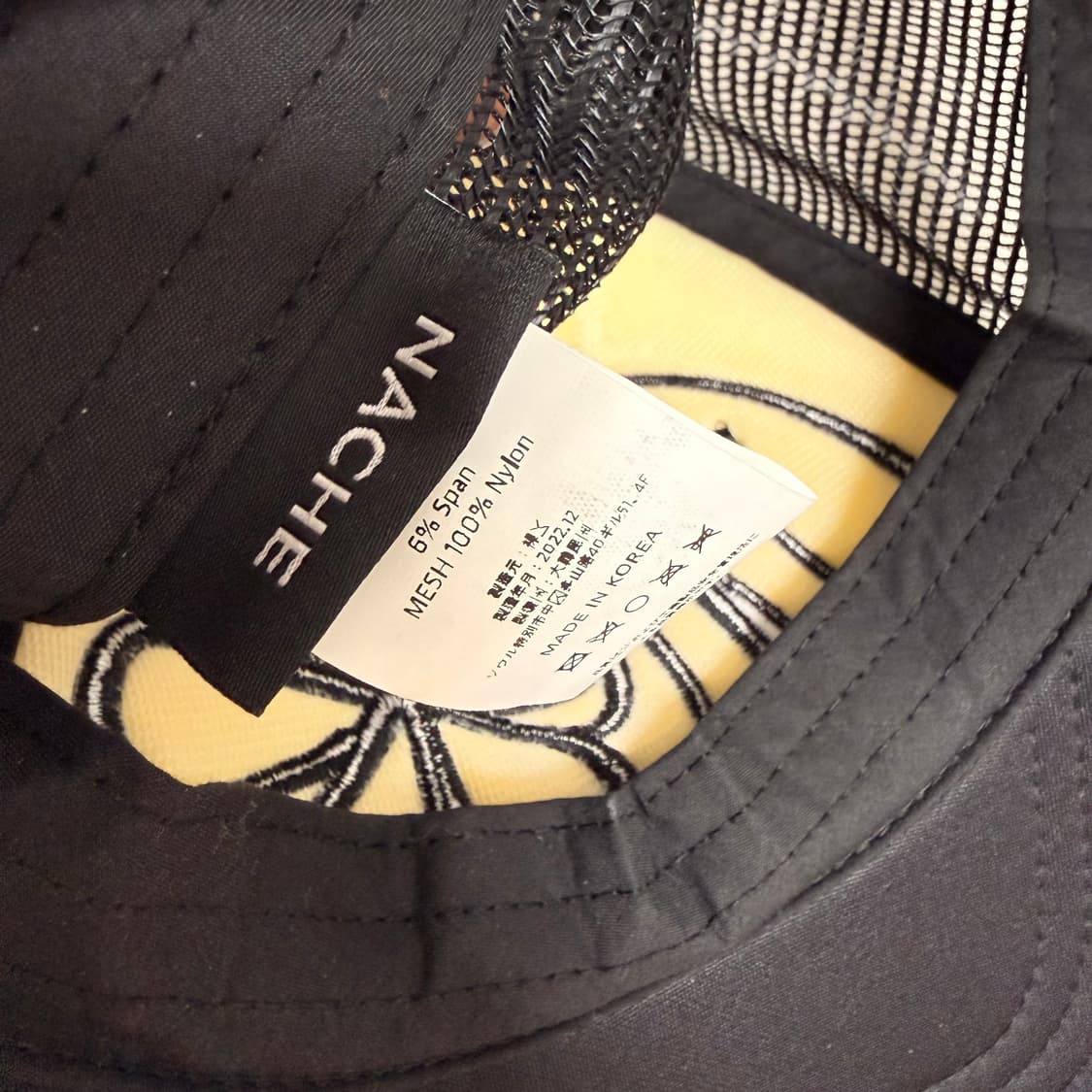 나체 캡모자 CONVEX TRUCKER MESH CAP MIX WHITE 상품이미지5