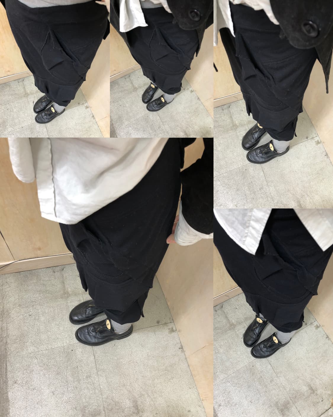 [직수입] RARE 빈티지 레더 슈즈 블랙 245-250 상품이미지1