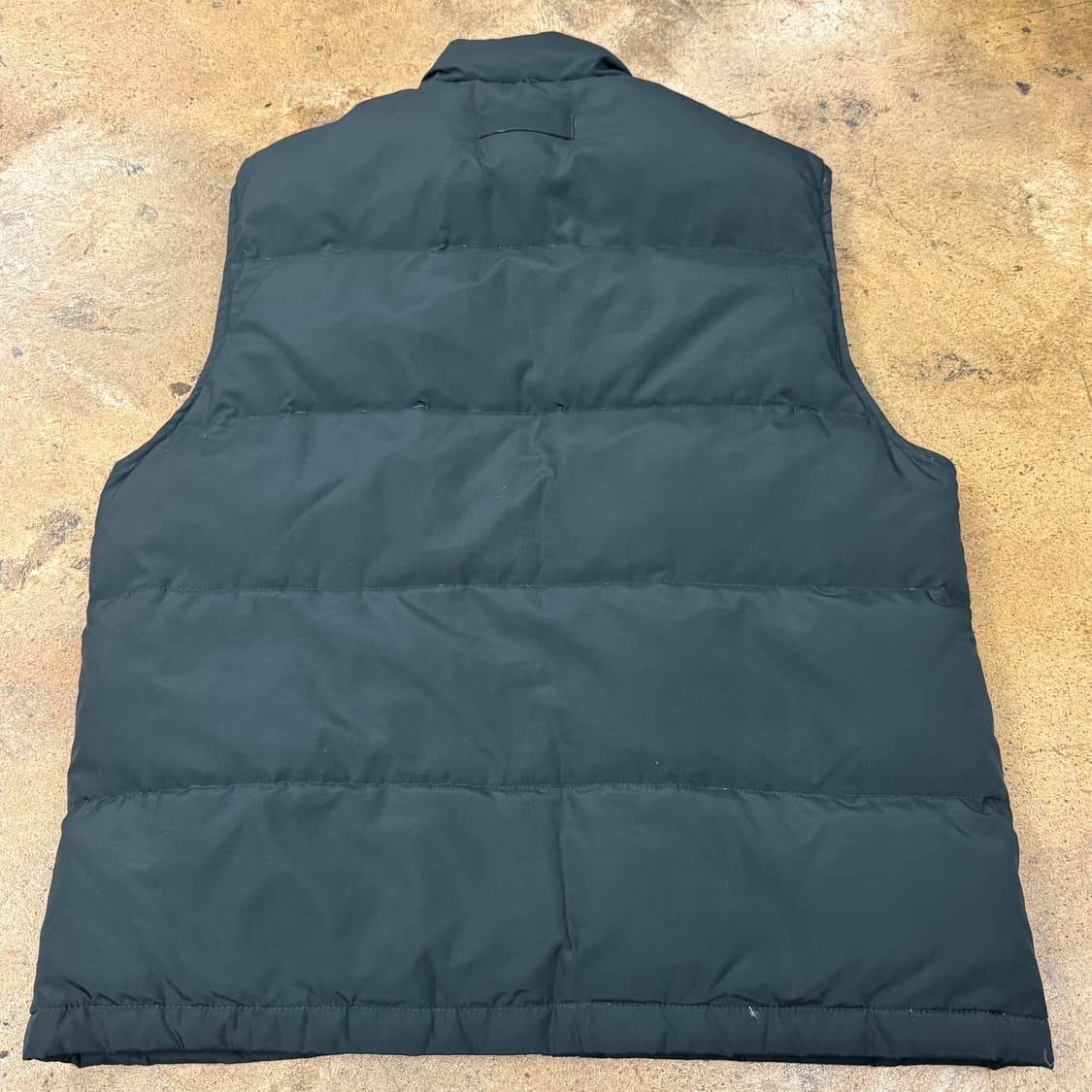 [정품/105] 입생로랑 그린 패딩 조끼 YSL 로고 b19 상품이미지3