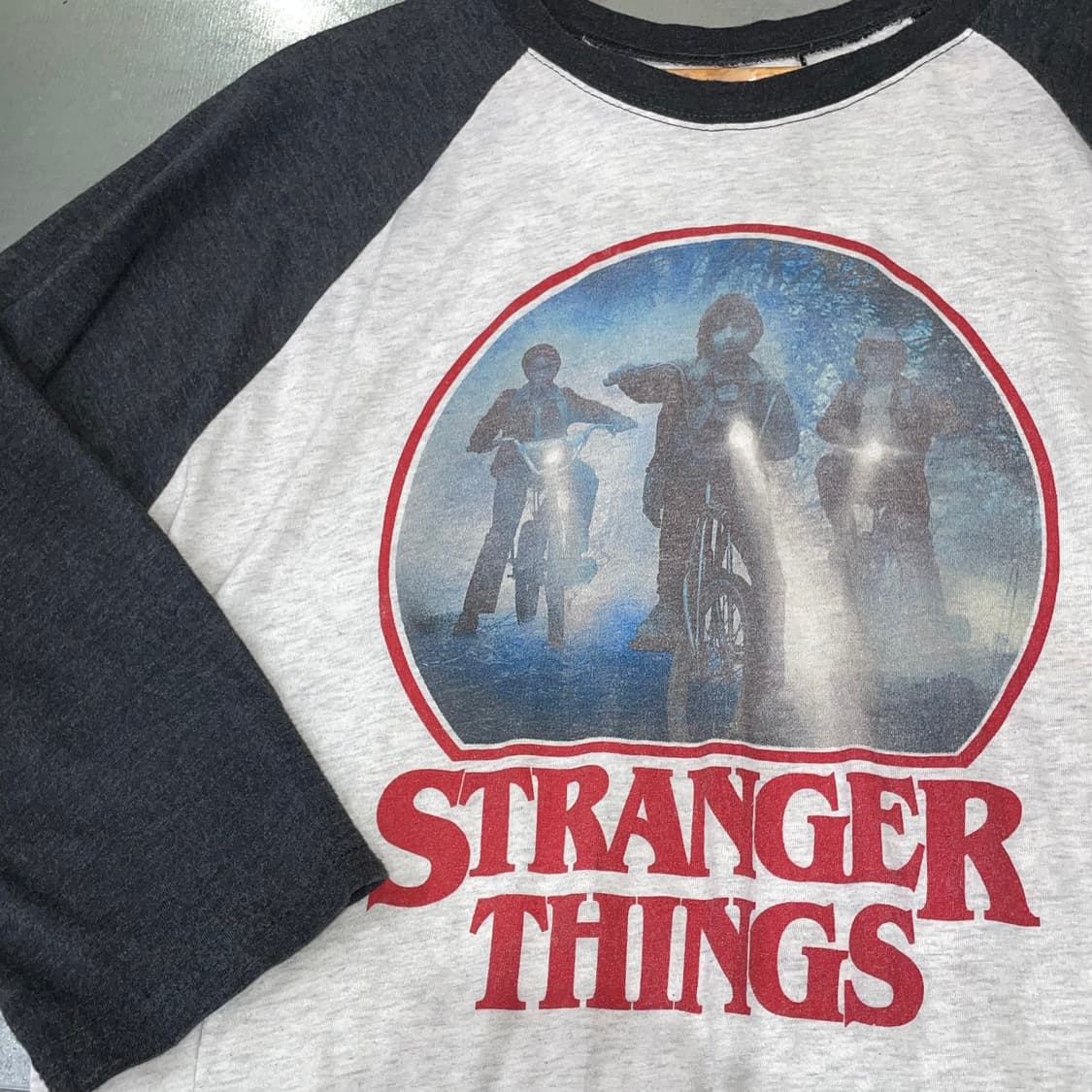 (L) Stranger Things 빈티지 티셔츠 상품이미지5