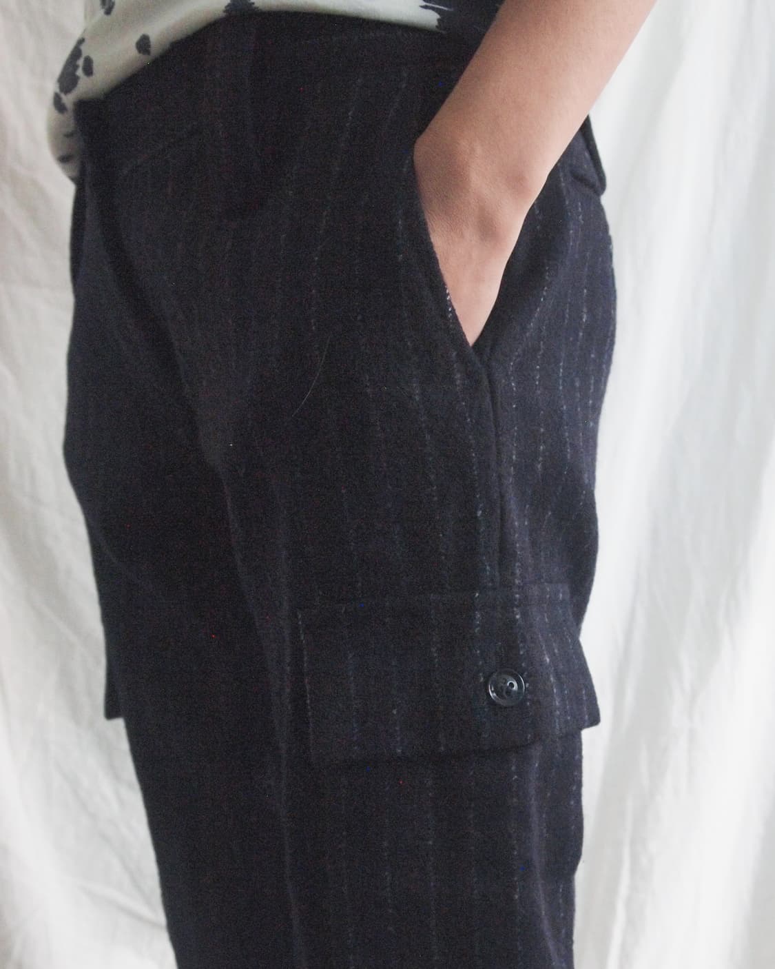 풀카운트 스트라이프 울 카고팬츠 상품이미지4