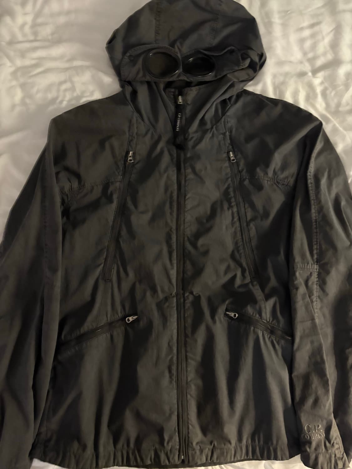 CP컴퍼니 고글 후드 바람막이 집업 자켓 상품이미지1
